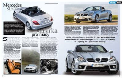 MERCEDES SLK 55 - Masrka pro masy