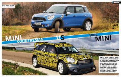 MINI COUNTRYMAN vs. MINI WRC