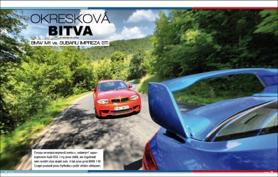 OKRESKOV BITVA - BMW M1 vs. SUBARU IMPREZA STi