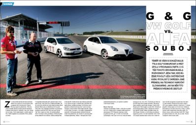 G&G SOUBOJ: VW GOLF vs. ALFA