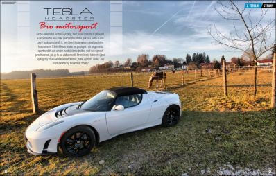 Tesla Roadster: Bio motorsport