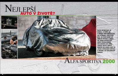 Nejlep auto v ivot? Alfa Sportiva 2000