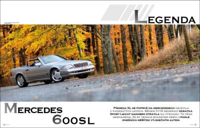 Legenda Mercedes 600 SL