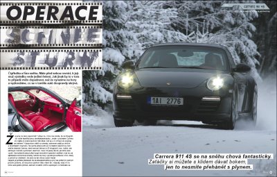 PORSCHE 911 4S - OPERACE SCHNEE STURM